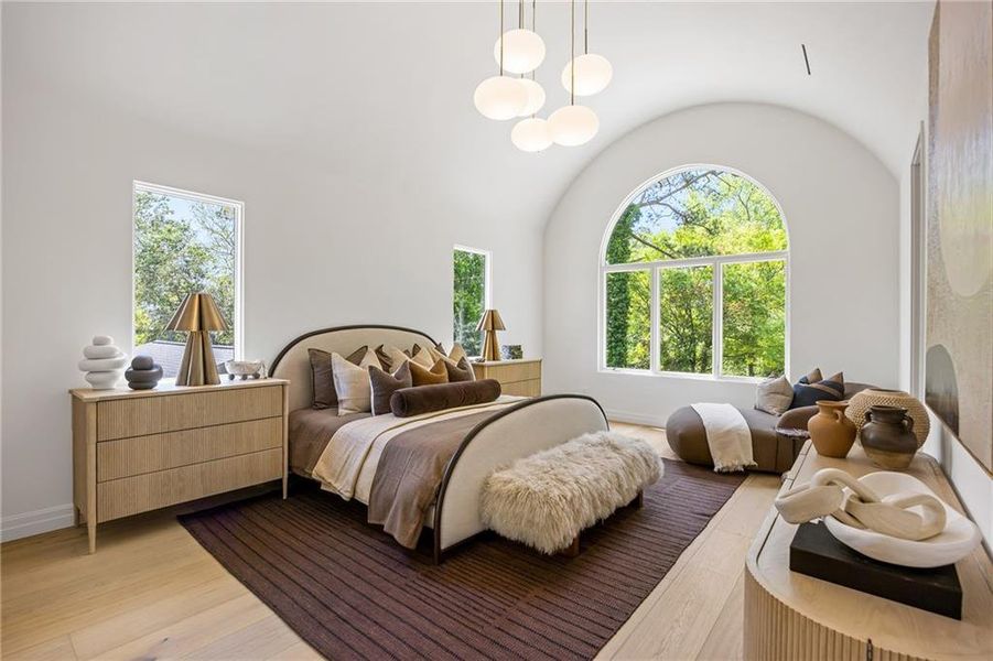 Furnished interior view inside a new home in , Brookhaven (Image 43).