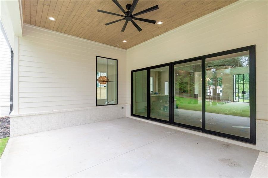 Exterior details and patio area of a home in , Alpharetta (Image 4).