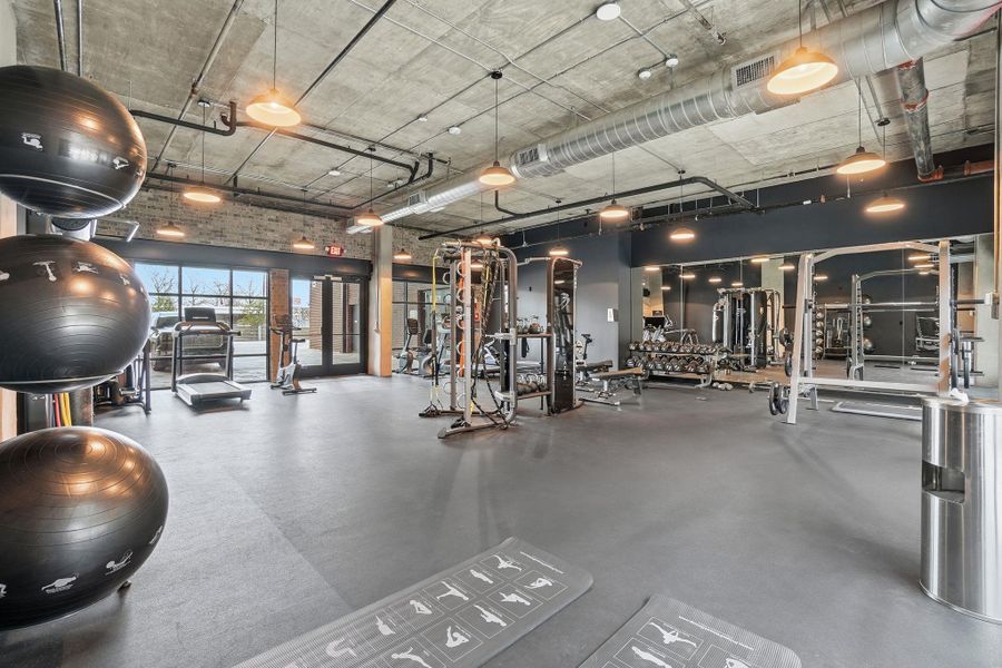 View of exercise room