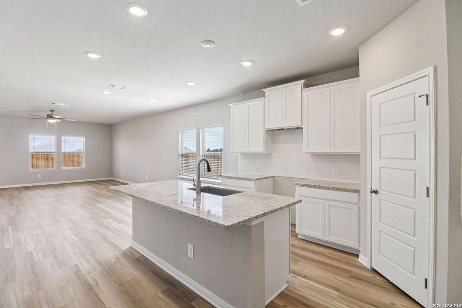 Furnished interior view inside a new home in Legendary Trails - Premier Series, Cibolo (Image 9).