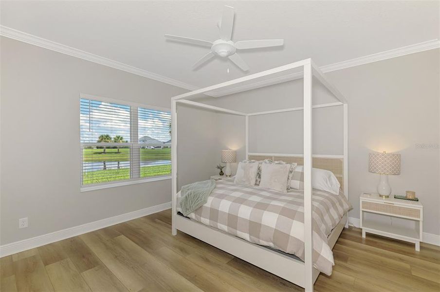 Furnished interior view inside a new home in , Sarasota (Image 11).