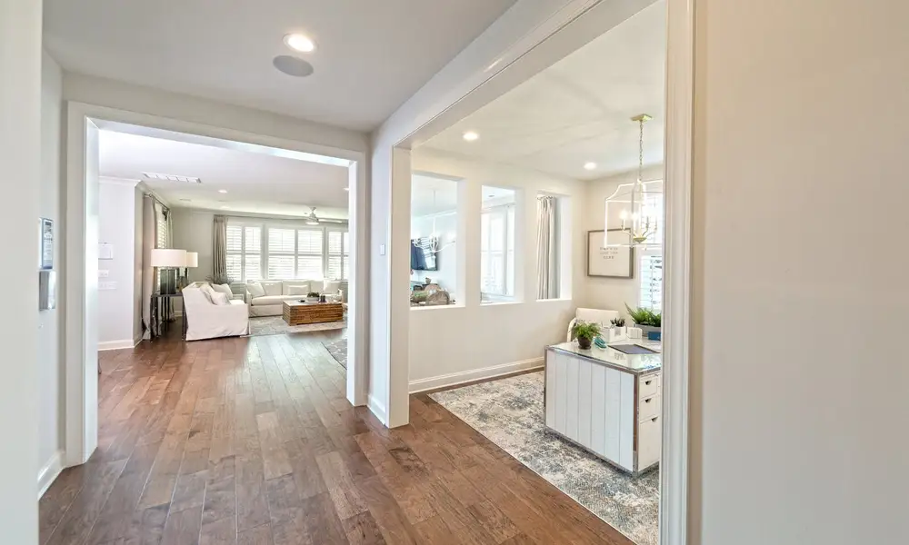 Representative furnished interior of a home built from the Coronado by Classica Homes in Weddington Grove, Weddington (Image 18).