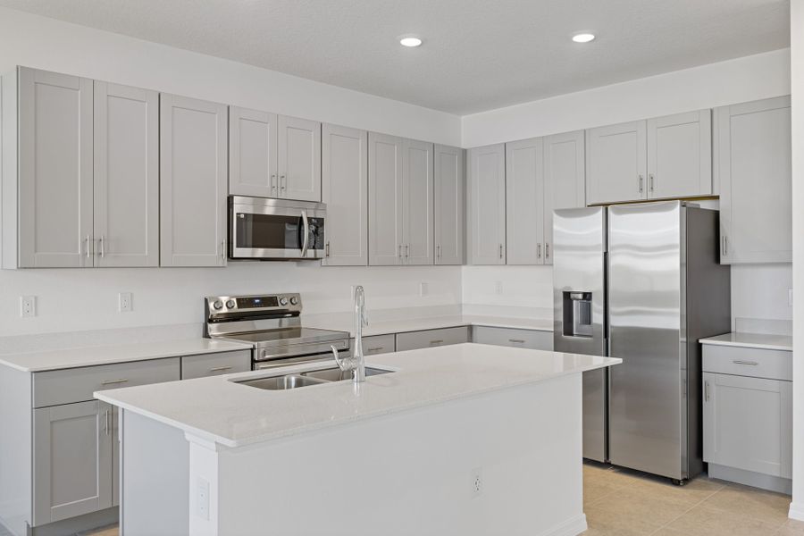Representative furnished interior of a home built from the Journey by Park Square Residential in Brighton, Venice (Image 5).