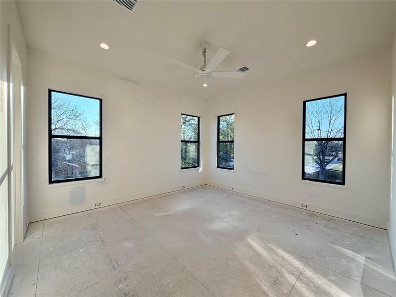 2203 Cheshire - One of Three Secondary Bedrooms - Construction Status as of 2/13/2026 2203 Cheshire - One of Three Secondary Bedrooms - Construction Status as of 2/13/2026