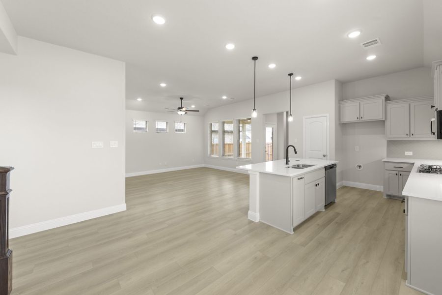 Furnished interior view inside a new home in La Terra at Uptown Celina, Celina (Image 5).