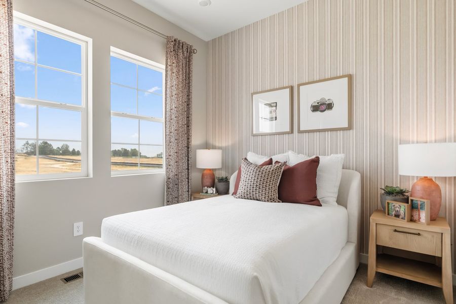 Representative furnished interior of a home built from the 5001 by Risewell Homes in Mead Crossing, Mead (Image 13).