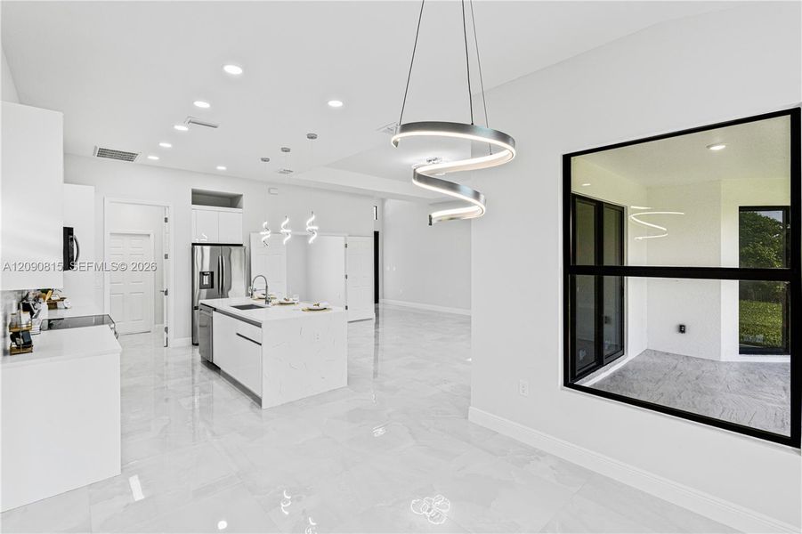 Furnished interior view inside a new home in , Lehigh Acres (Image 5).