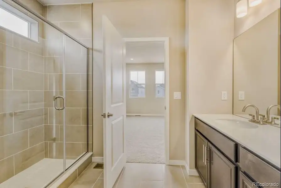 Sierra A - Primary Bathroom -Picture not of actual home