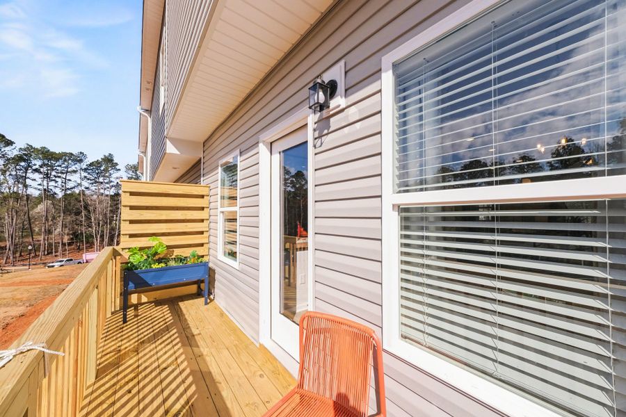 Balcony off Kitchen Balcony off Kitchen