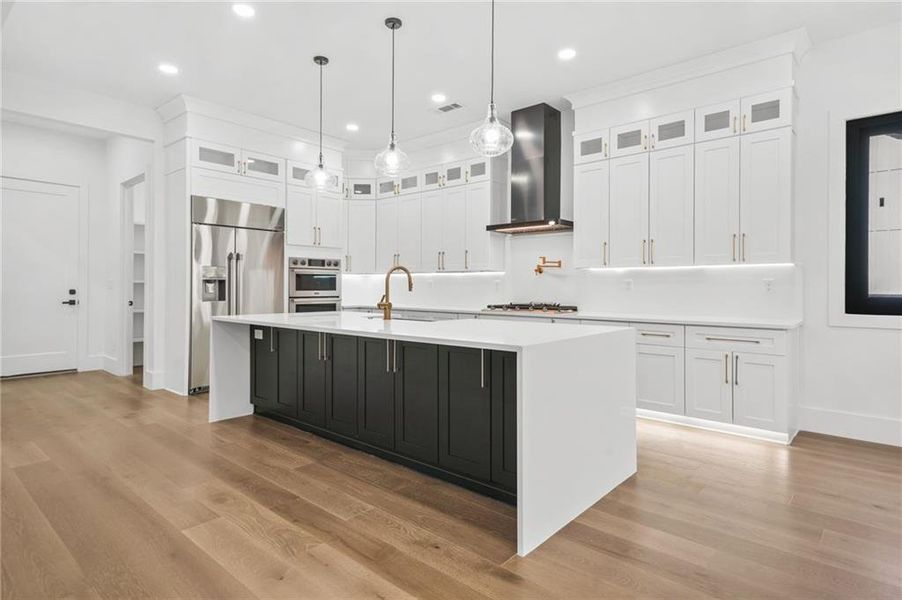 Furnished interior view inside a new home in , Atlanta (Image 12).
