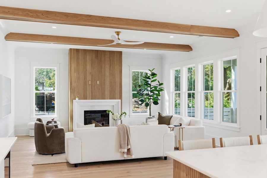 Furnished interior view inside a new home in , Mount Pleasant (Image 40).