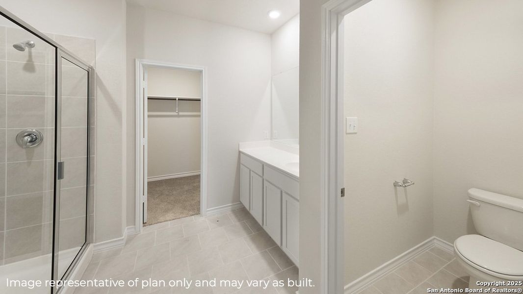 Furnished interior view inside a new home in Brookstone Creek, San Antonio (Image 3).