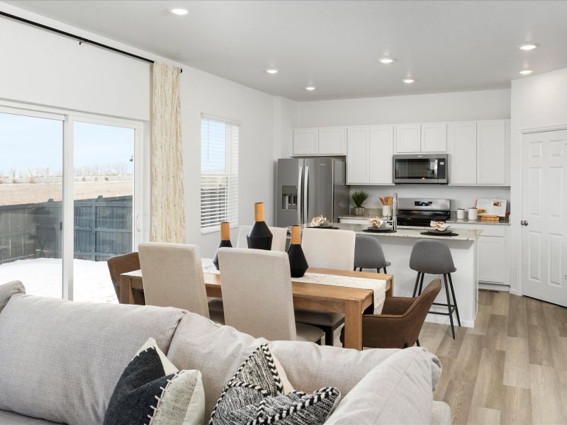 Furnished interior view inside a new home in Westgate, Greeley (Image 12).