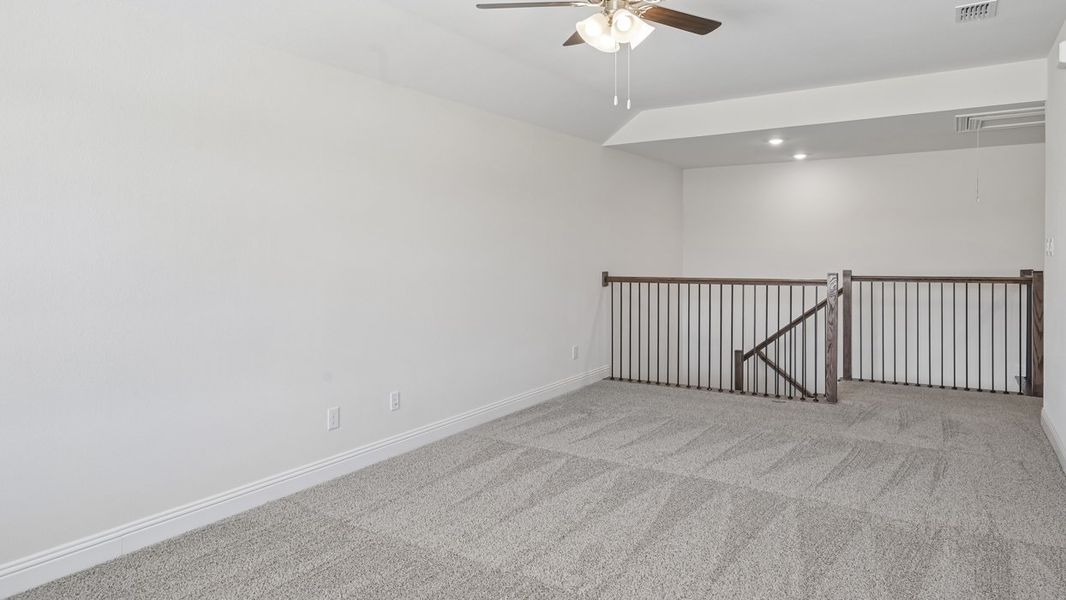 Representative unfurnished interior of a home built from the Bandera by D.R. Horton in Silverado, Aubrey (Image 12).