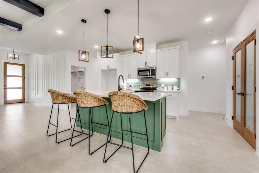 Furnished interior view inside a new home in , Boyd (Image 18).
