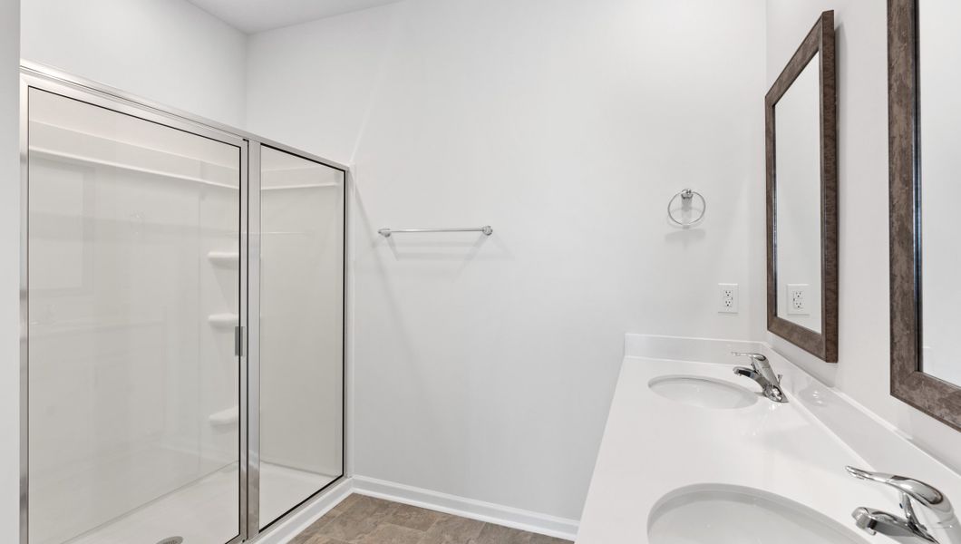 Representative furnished interior of a home built from the Aria by D.R. Horton in Woodglen, Piedmont (Image 11).