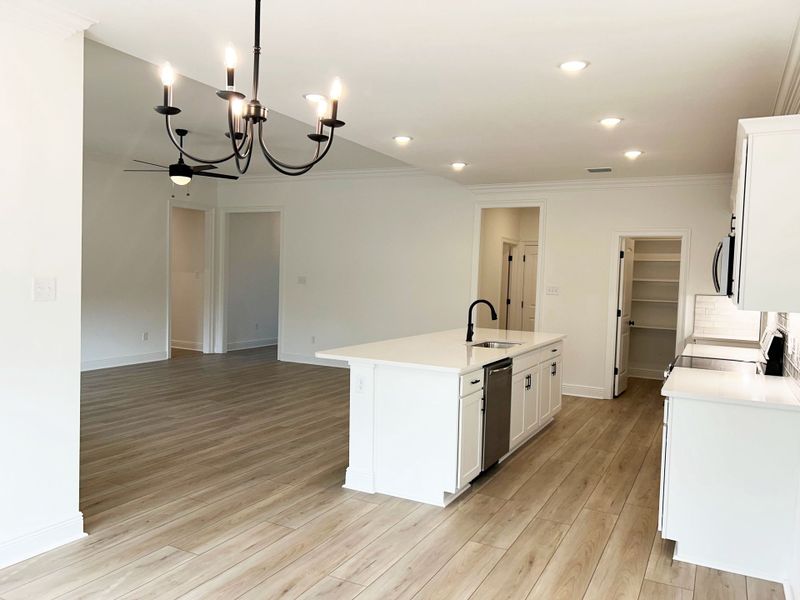 Furnished interior view inside a new home in Houston Place, Crestview (Image 6).