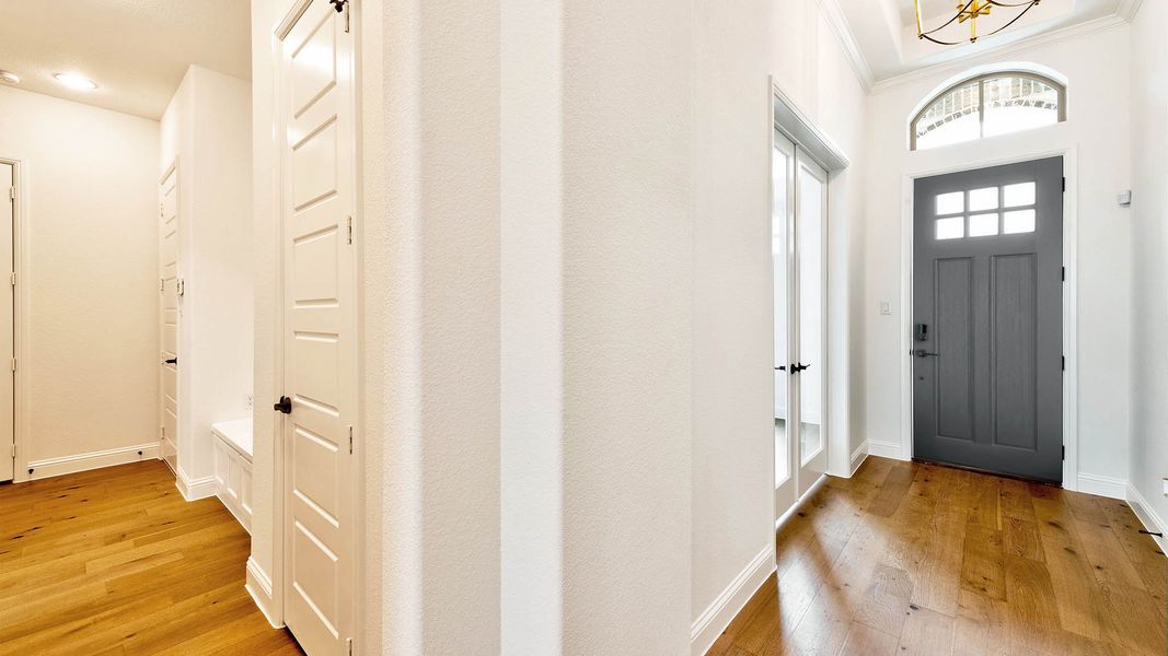 Representative unfurnished interior of a home built from the 525A by Britton Homes in Walsh, Aledo (Image 6).