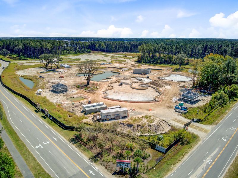 Site preparation for new homesites in Sweetgrass at Summers Corner, Summerville (Image 46).
