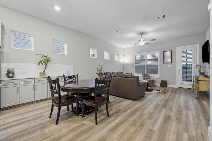 Furnished interior view inside a new home in Spring Brook Village - Luxe Series, Houston (Image 15).