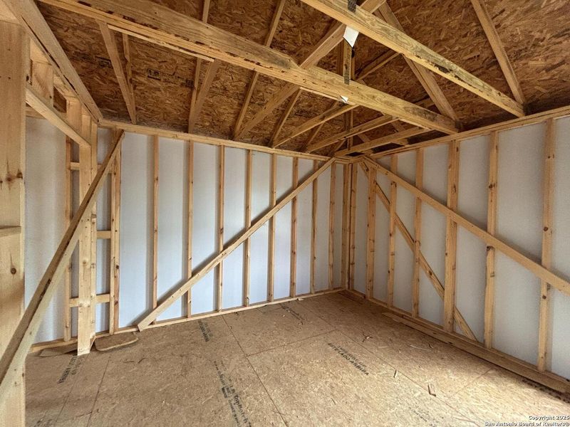 In-progress construction of a new home in The Heights at Saddlebrook Ranch 60's, Schertz, TX (Image 13).