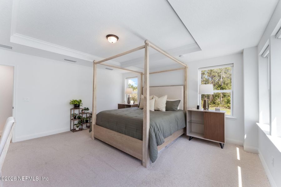 Furnished interior view inside a new home in , Ponte Vedra (Image 37).