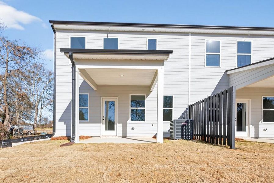 Exterior details and patio area of a home in , Commerce (Image 29).