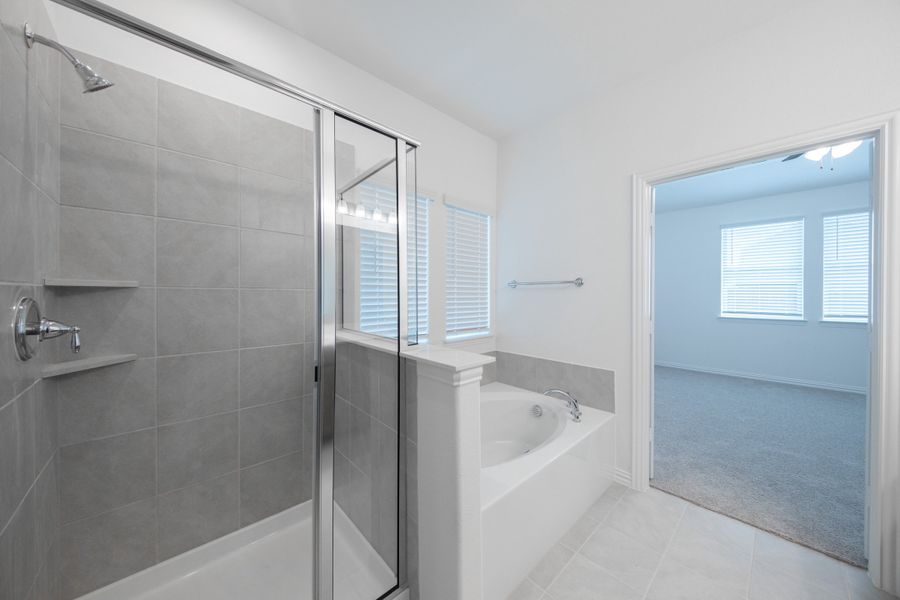Furnished interior view inside a new home in Whitewing Trails, Princeton (Image 8).