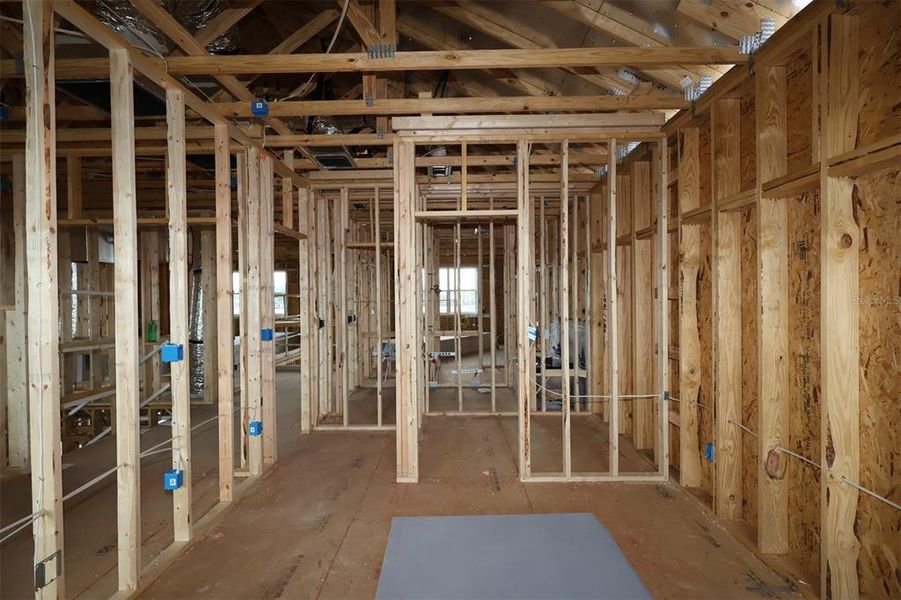 In-progress construction of a new home in Center Lake on the Park, St. Cloud, FL (Image 11).