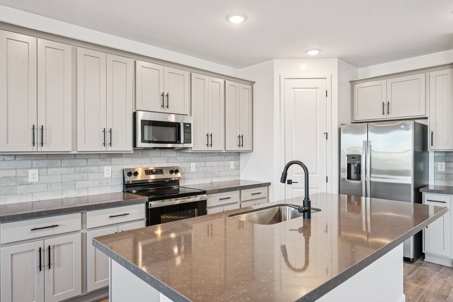 Kitchen featuring the Foundry Collection. Finishes and options may vary.