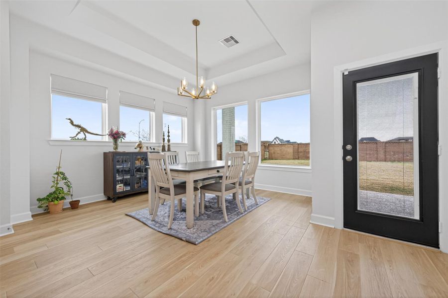 Furnished interior view inside a new home in Dunham Pointe 65' Homesites, Cypress (Image 5). Furnished interior view inside a new home in Dunham Pointe 65' Homesites, Cypress (Image 5).