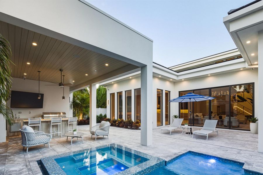 Exterior details and patio area of a home in , Boca Raton (Image 26).