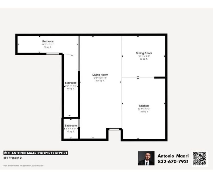 2D floor plan layout of this home in , Houston, TX (Image 6).
