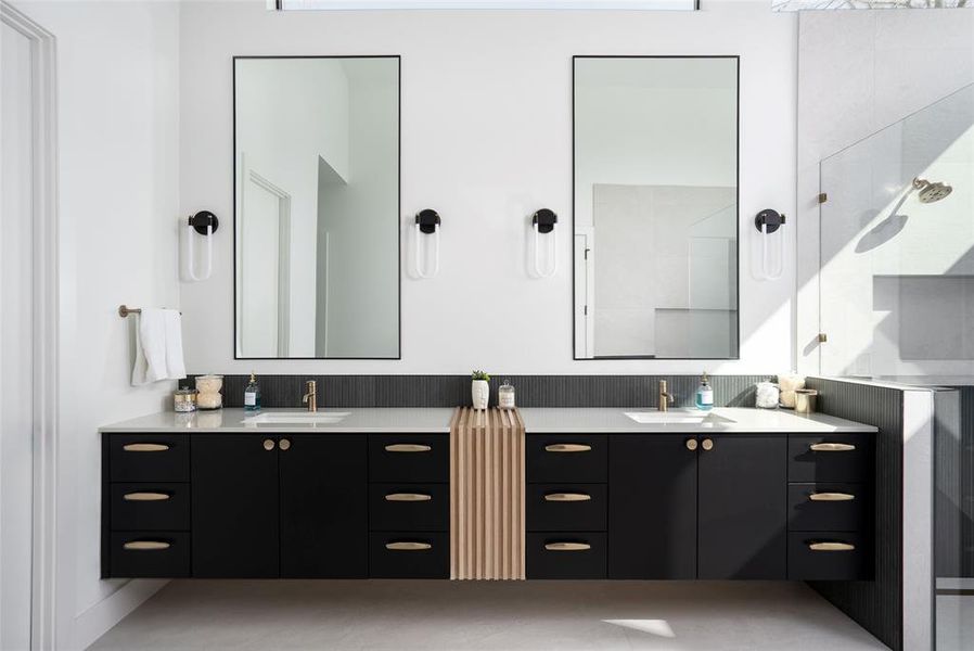 Furnished interior view inside a new home in , Dallas (Image 15).