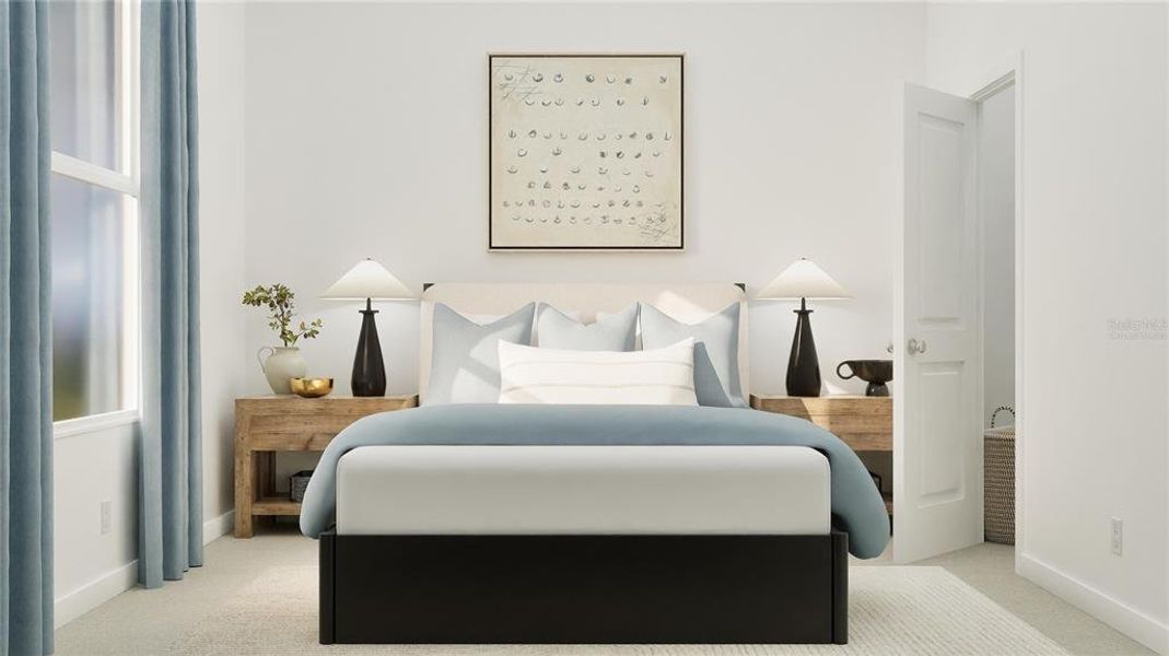 Furnished interior view inside a new home in , Clermont (Image 31).