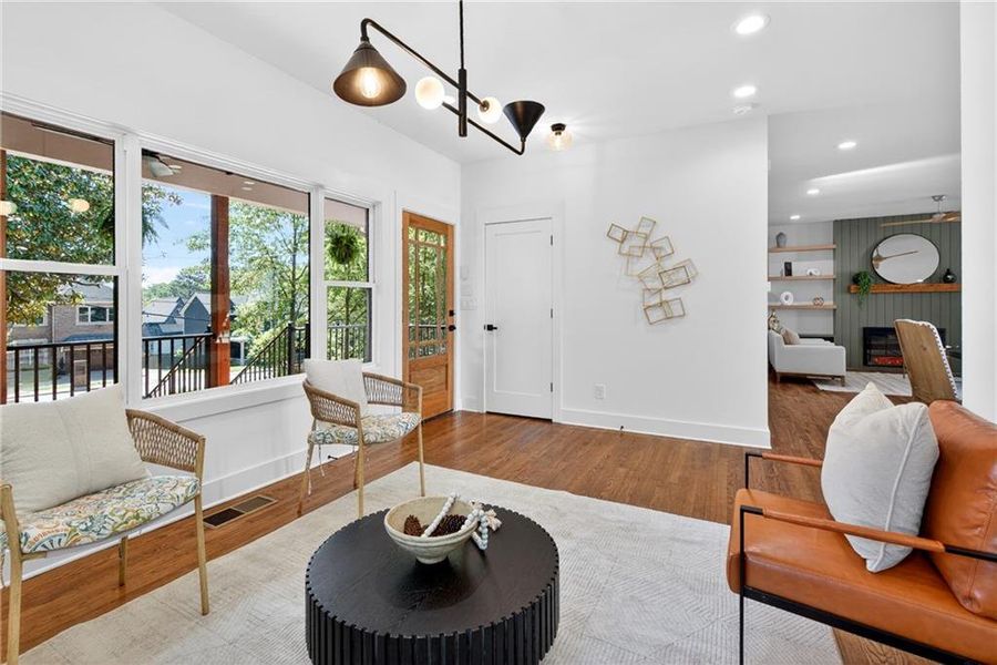 Furnished interior view inside a new home in , Atlanta (Image 5).