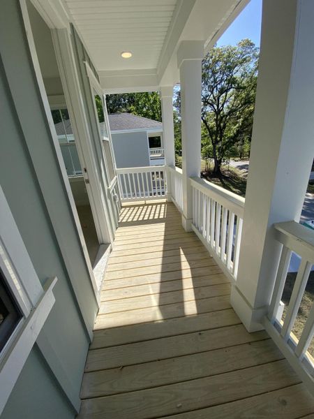 Exterior details and patio area of a home in Waterloo Estates, Johns Island (Image 23).