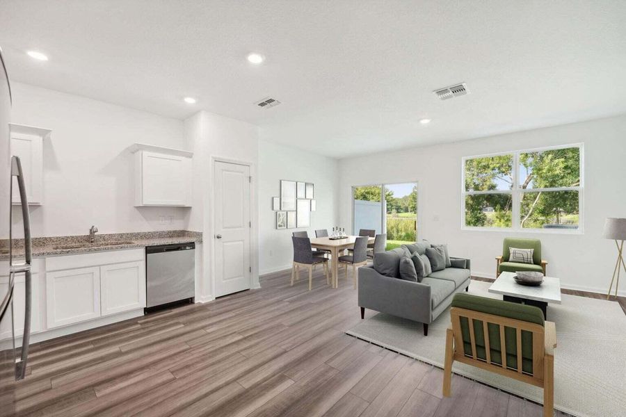 Furnished interior view inside a new home in Dawson Branch, Summerville (Image 5).