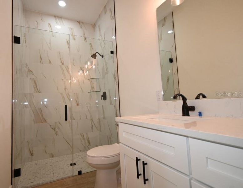 Primary Bathroom Custom Shower Stall