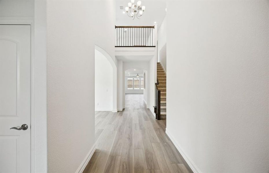 Welcoming entry into home