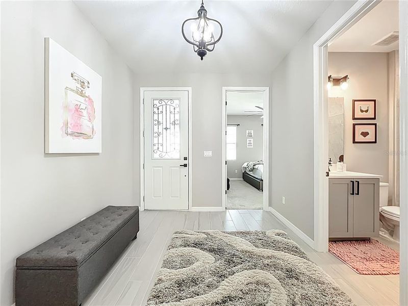 Furnished interior view inside a new home in , Clermont (Image 53).