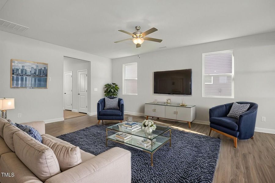 Furnished interior view inside a new home in Gregory Village, Lillington (Image 29).