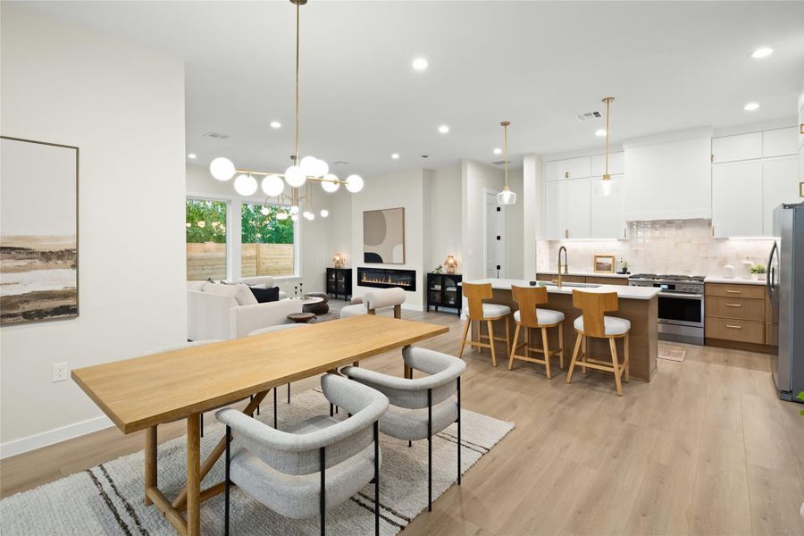 Furnished interior view inside a new home in , Austin (Image 25).