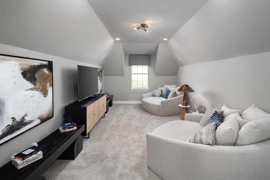 Representative furnished interior of a home built from the Eastland by UnionMain Homes in Cambridge Crossing, Celina (Image 37). Representative furnished interior of a home built from the Eastland by UnionMain Homes in Cambridge Crossing, Celina (Image 37).