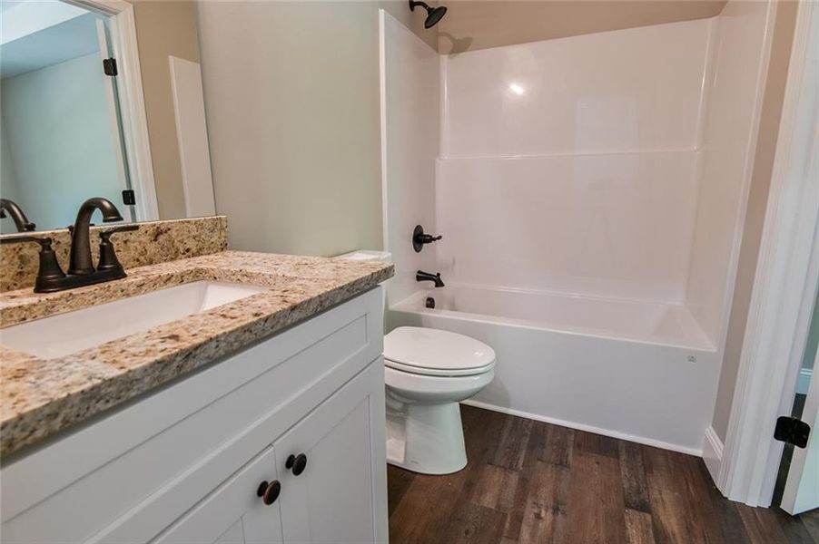 Furnished interior view inside a new home in , Dahlonega (Image 11).