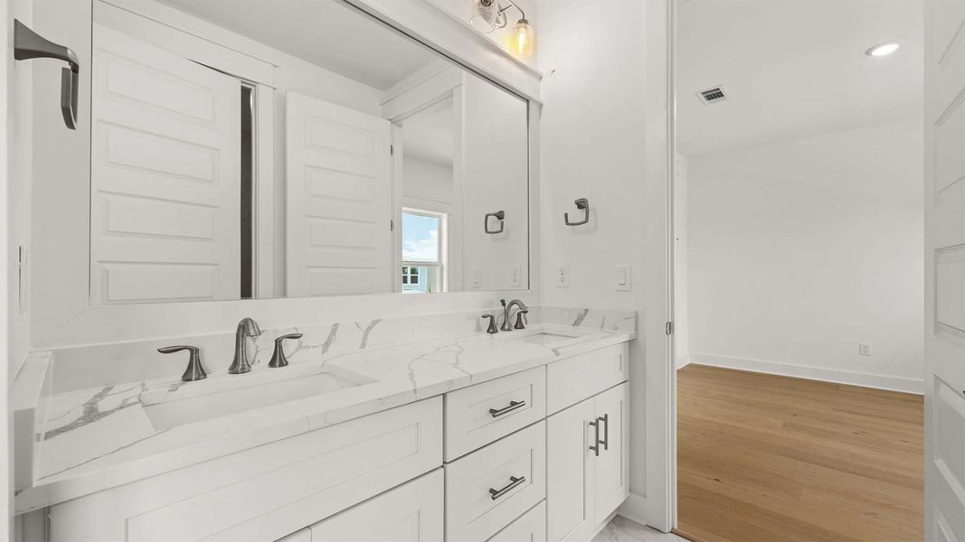 Furnished interior view inside a new home in Parkside, Santa Rosa Beach (Image 12).
