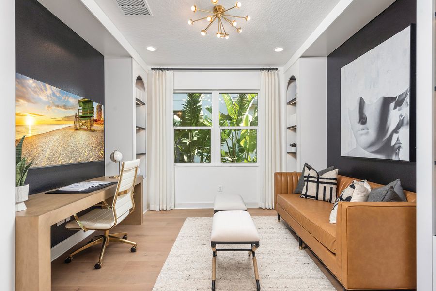 Representative furnished interior of a home built from the Ibis by GL Homes in Valencia Ridge (55+), Wesley Chapel (Image 11).