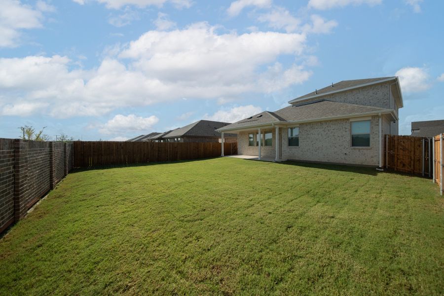 Exterior details and patio area of a home in Churchill, Anna (Image 2). Exterior details and patio area of a home in Churchill, Anna (Image 2).