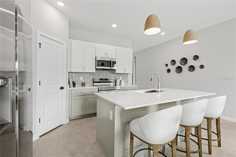 Furnished interior view inside a new home in Sabana Reserve, Ocala (Image 10).