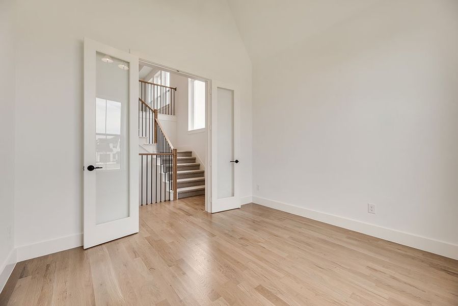 Spacious, unfurnished interior of a new home in Light Farms Graham/Reagan, Celina (Image 27). Spacious, unfurnished interior of a new home in Light Farms Graham/Reagan, Celina (Image 27).